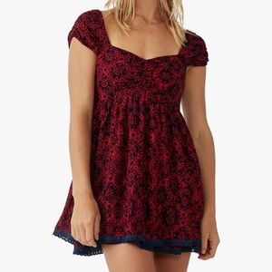 Free People Tabitha Mini Dress, Size L EUC
